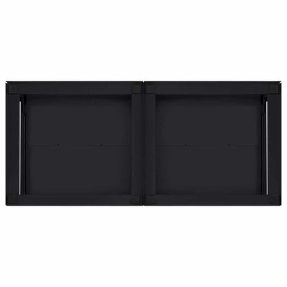 Wasmachine Pedestal 2 pcs Zwart 64 x 55 x 32.5 cm Staal