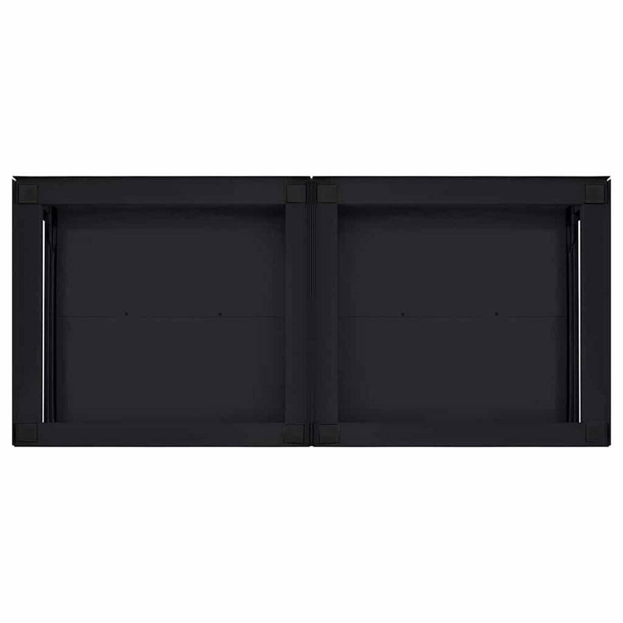 Wasmachine Pedestal 2 pcs Zwart 64 x 55 x 32.5 cm Staal