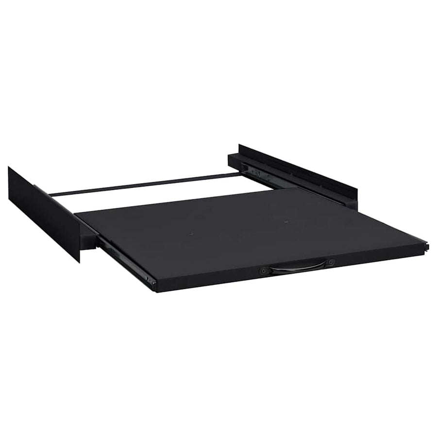 Wasmachine Tussenplank Zwart 60 x 60 x 8 cm Staal