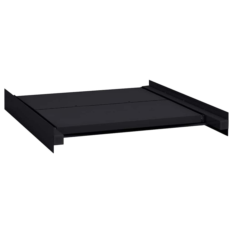 Wasmachine Tussenplank Zwart 60 x 60 x 8 cm Staal