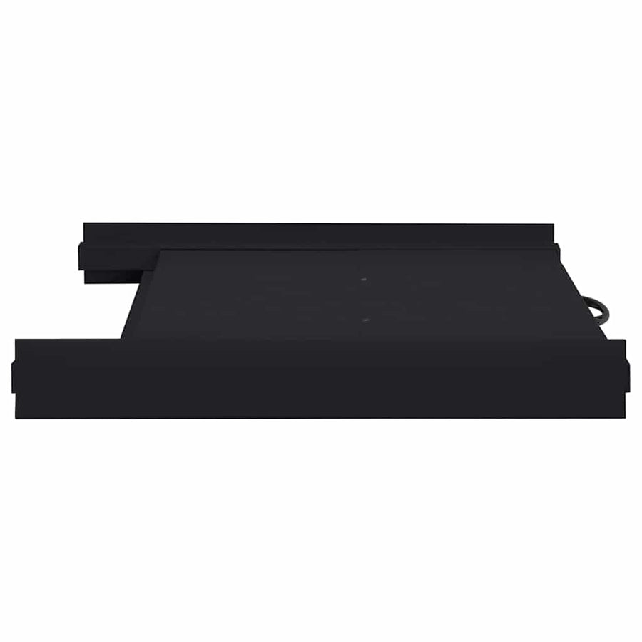 Wasmachine Tussenplank Zwart 60 x 60 x 8 cm Staal