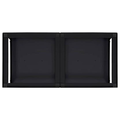Wasmachine Pedestal 2 pcs Zwart 64 x 55 x 32.5 cm Staal