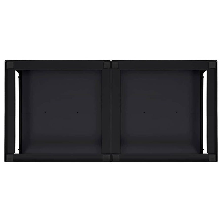Wasmachine Pedestal 2 pcs Zwart 64 x 55 x 32.5 cm Staal