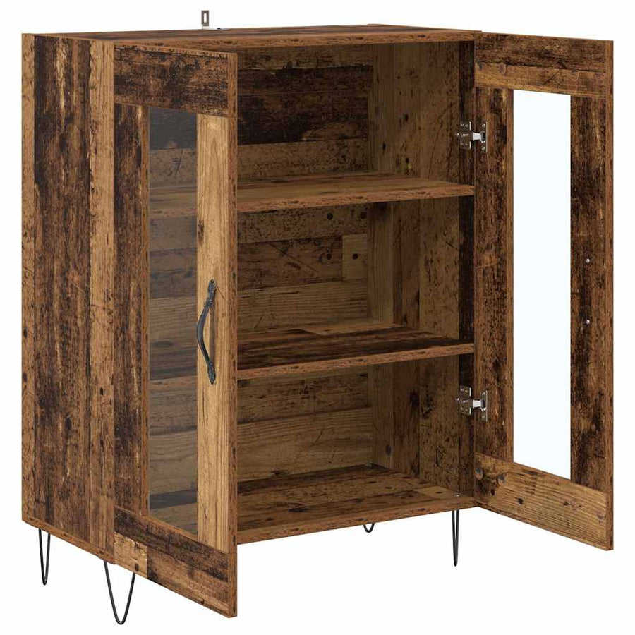 Dressoir Oud Hout 69,5 x 34 x 90 cm Bewerkt hout