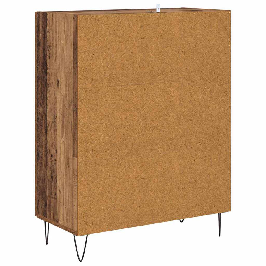 Dressoir Oud Hout 69,5 x 34 x 90 cm Bewerkt hout