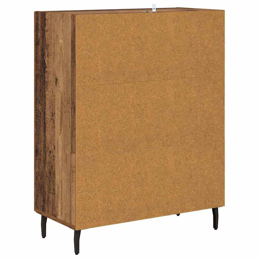 Dressoir Oud Hout 69,5 x 34 x 90 cm Bewerkt hout