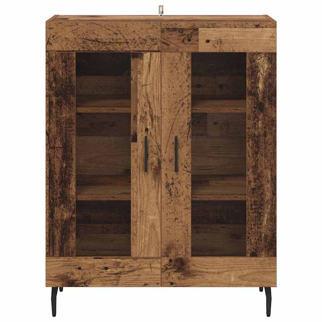 Dressoir Oud Hout 69,5 x 34 x 90 cm Bewerkt hout