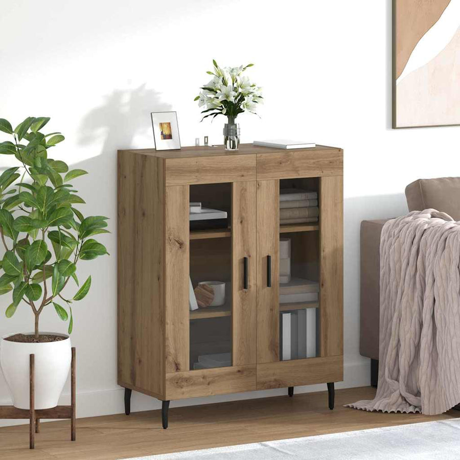 Dressoir Artisan Eiken 69,5 x 34 x 90 cm Bewerkt hout