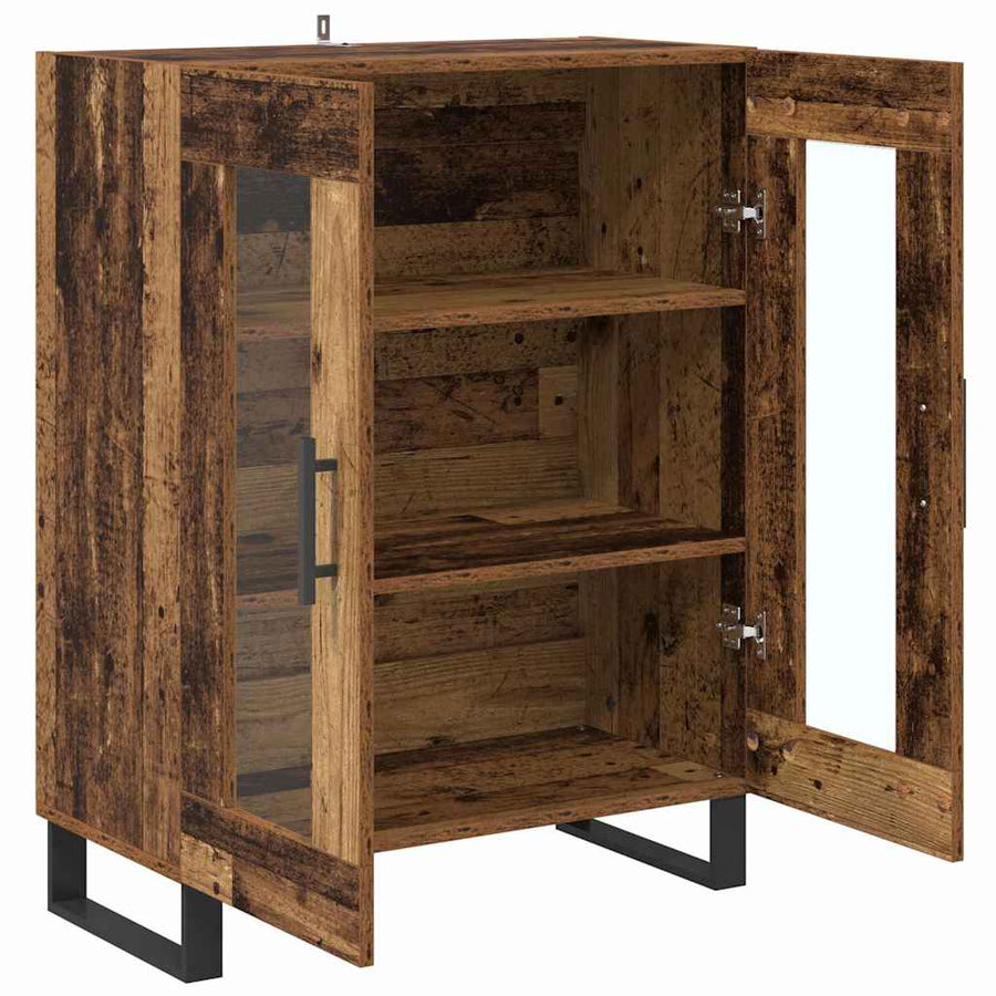 Dressoir Oud Hout 69,5 x 34 x 90 cm Bewerkt hout