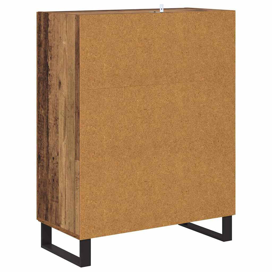 Dressoir Oud Hout 69,5 x 34 x 90 cm Bewerkt hout