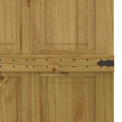Schuifdeur Corona HoningBruin 70 x 210 cm Massief grenenhout