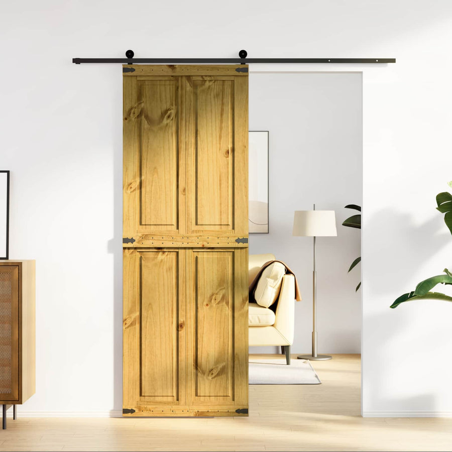 Schuifdeur Corona HoningBruin 70 x 210 cm Massief grenenhout