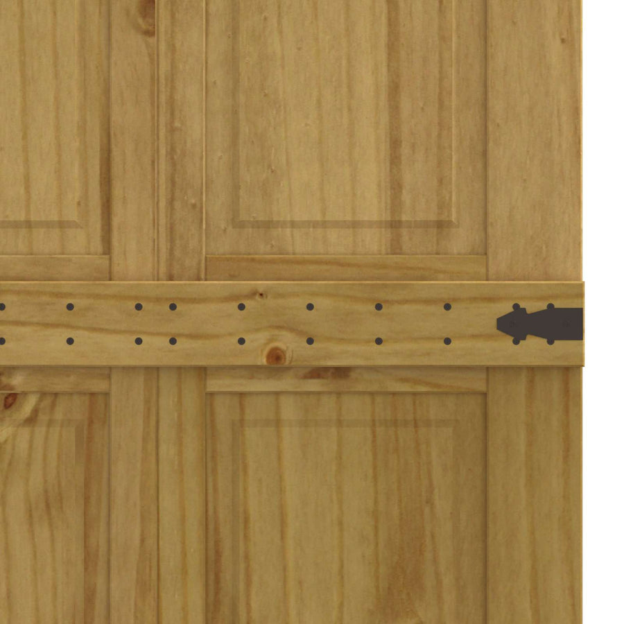 Schuifdeur Corona HoningBruin 80 x 210 cm Massief grenenhout