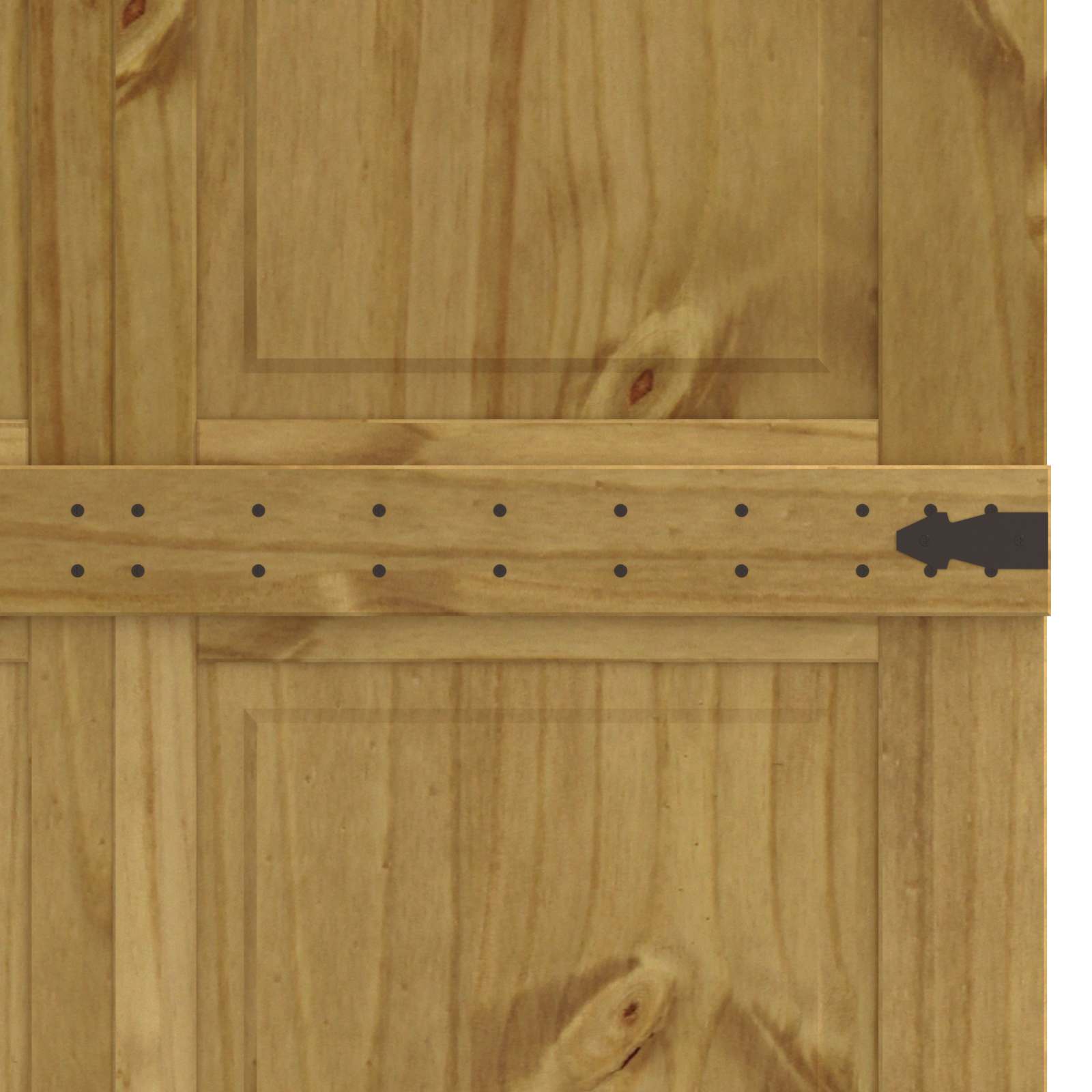 Schuifdeur Corona HoningBruin 90 x 210 cm Massief grenenhout