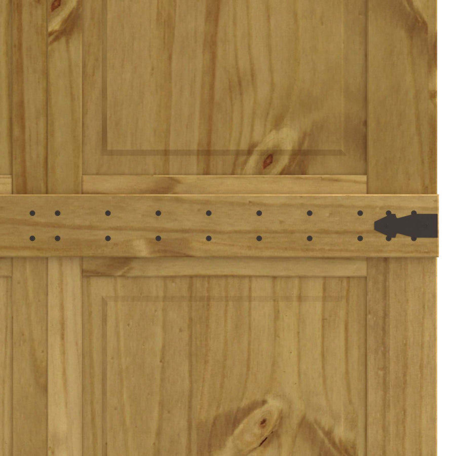 Schuifdeur Corona HoningBruin 100 x 210 cm Massief grenenhout