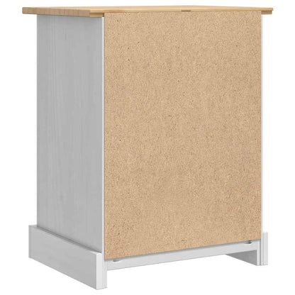 Nachtkastje Met Lade 53 X 39 X 66 Cm Massief Grenenhout