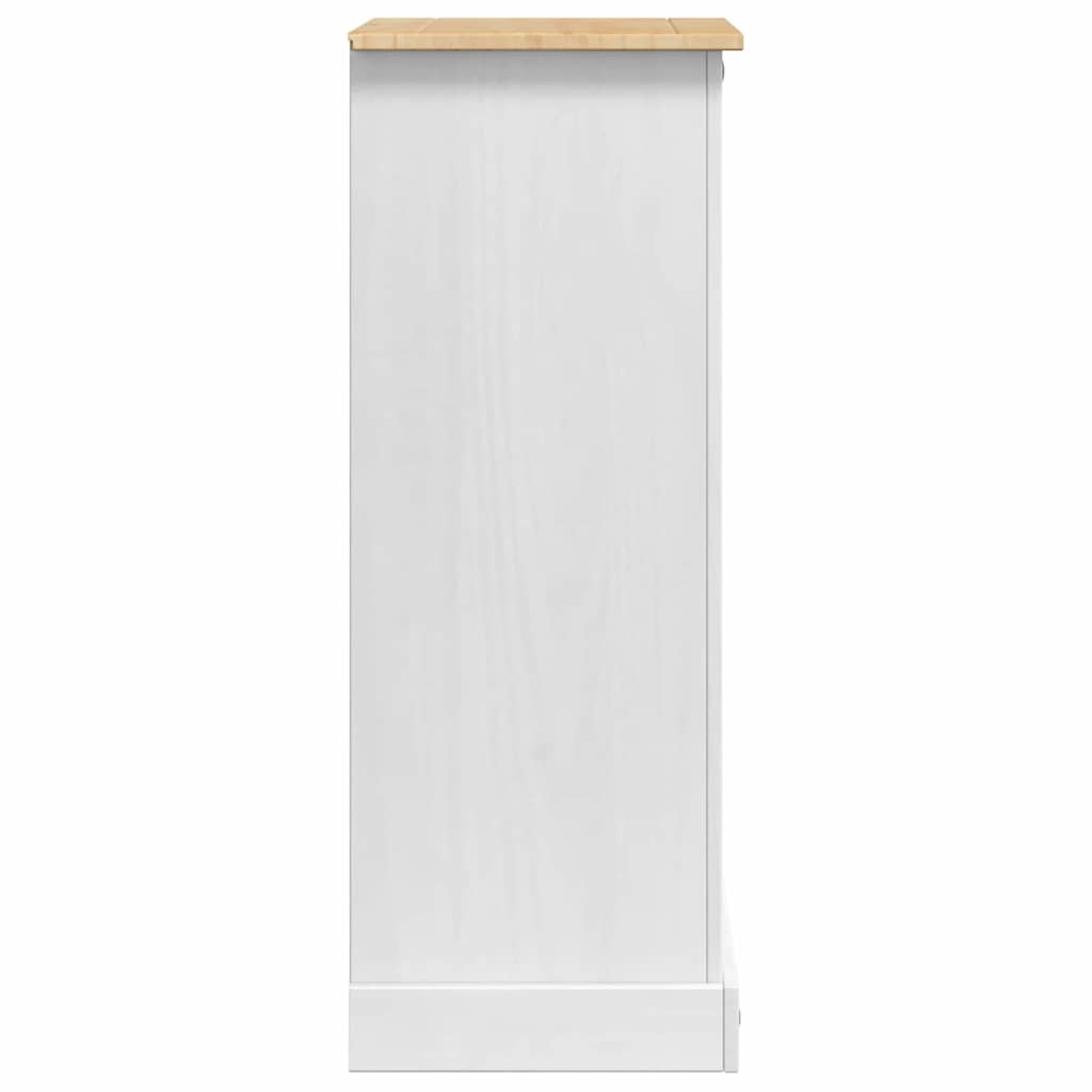Nachtkastje Met Lade 53 X 39 X 103 Cm Massief Grenenhout