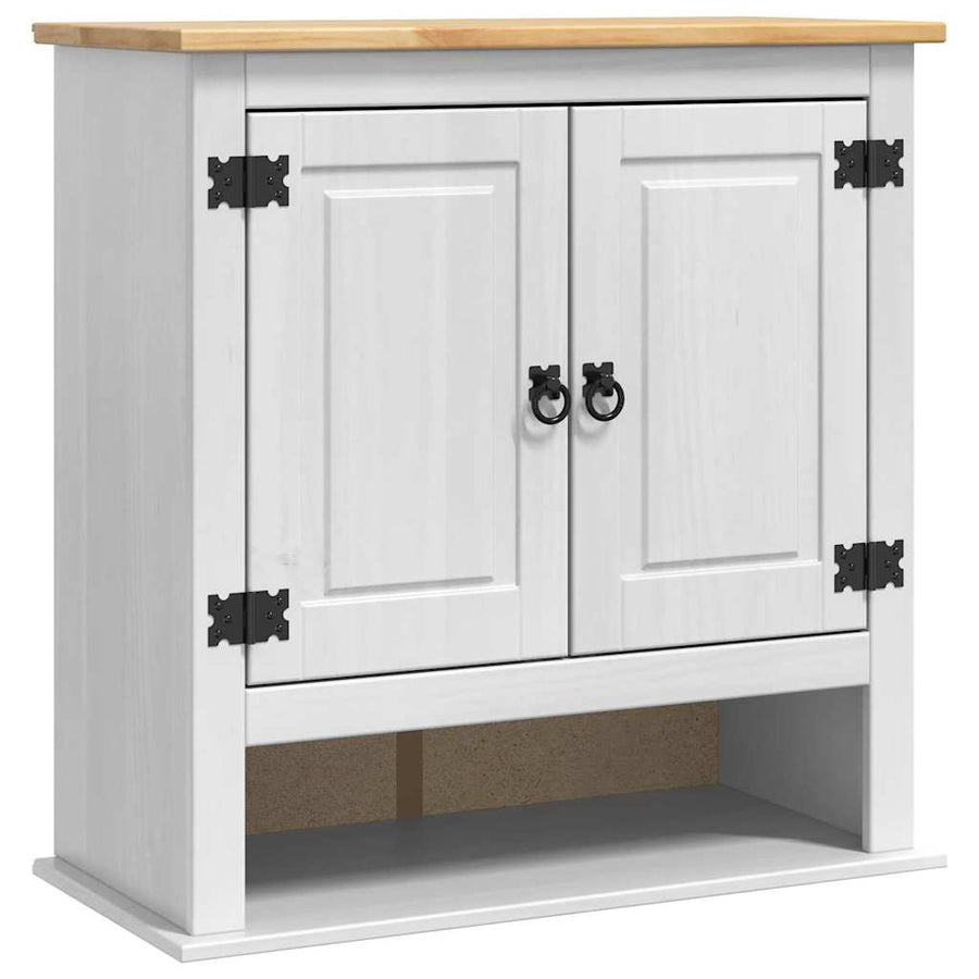 Hangkast Corona Wit 70 x 33 x 71,5 cm Massief grenenhout