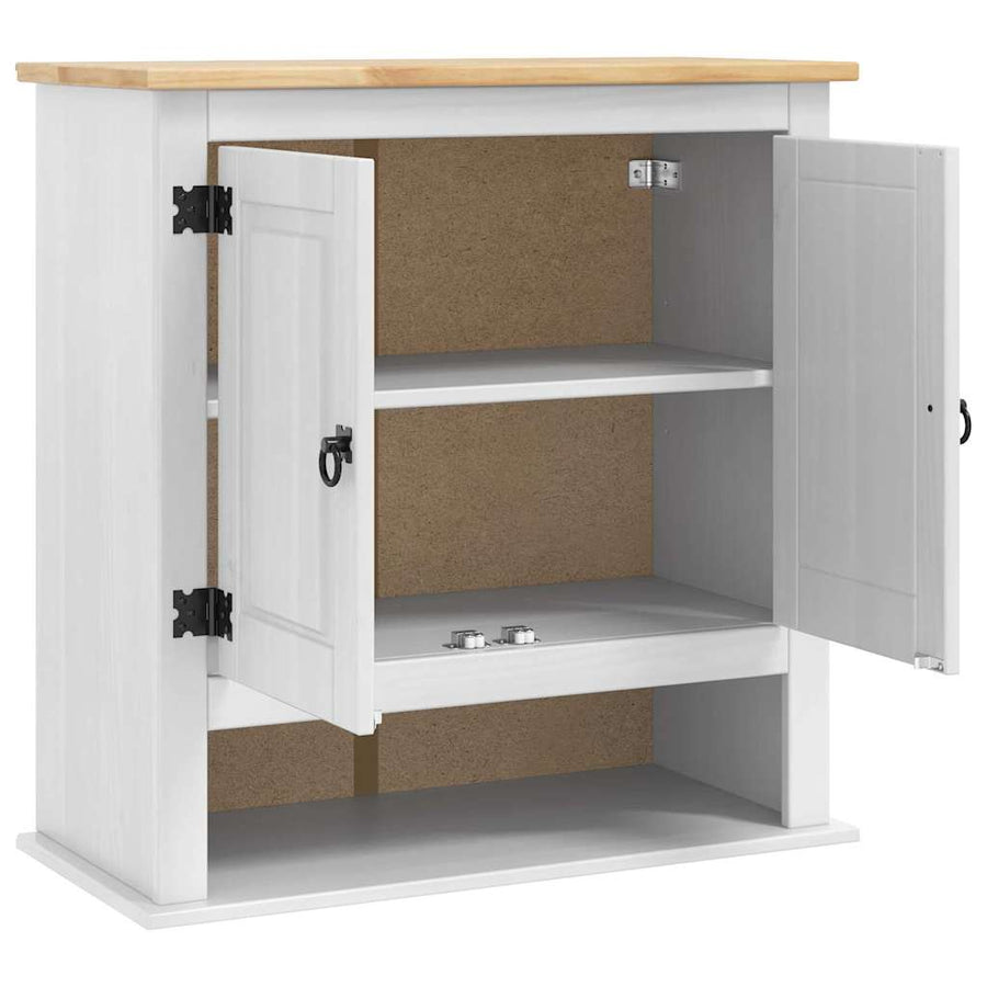 Hangkast Corona Wit 70 x 33 x 71,5 cm Massief grenenhout