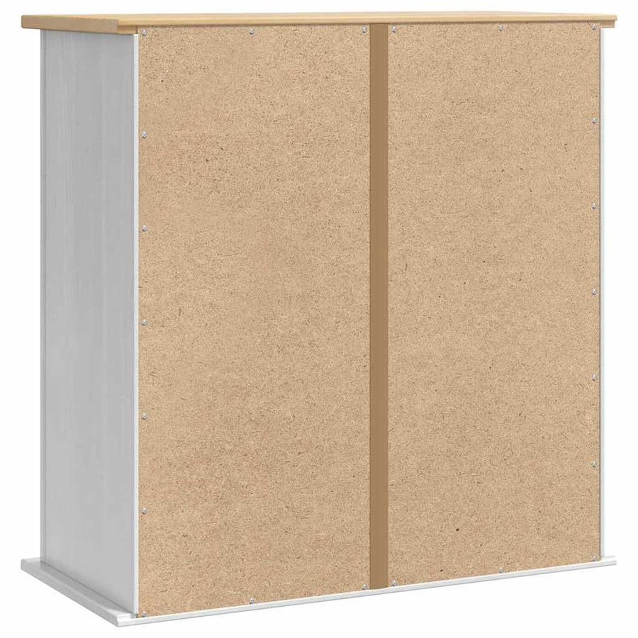 Hangkast Corona Wit 70 x 33 x 71,5 cm Massief grenenhout