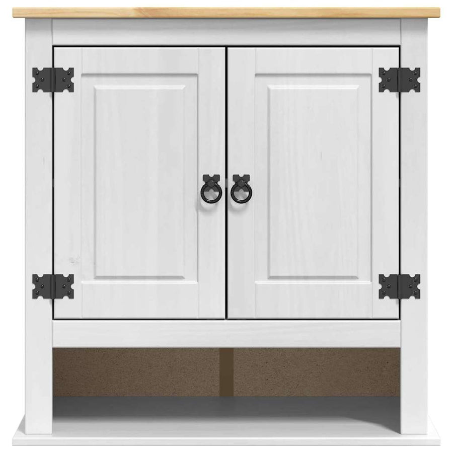 Hangkast Corona Wit 70 x 33 x 71,5 cm Massief grenenhout