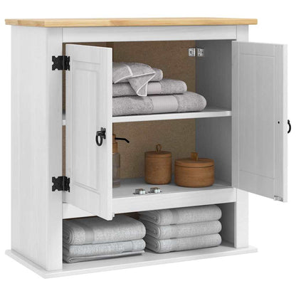 Hangkast Corona Wit 70 x 33 x 71,5 cm Massief grenenhout