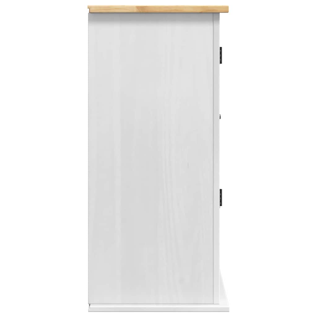 Hangkast Corona Wit 70 x 33 x 71,5 cm Massief grenenhout