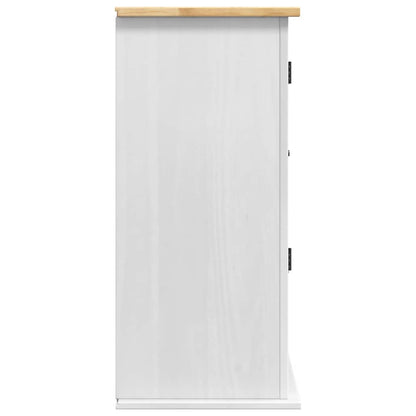 Hangkast Corona Wit 70 x 33 x 71,5 cm Massief grenenhout