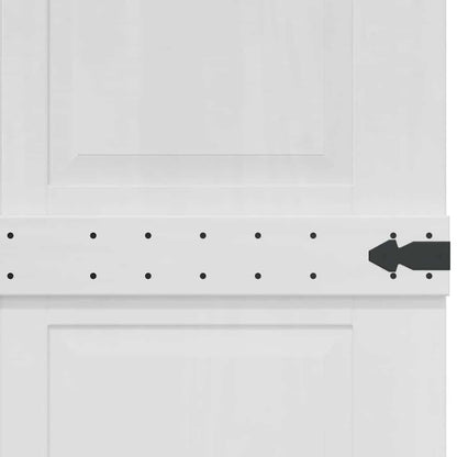 Deur Corona Wit 80 x 210 cm Bewerkt hout