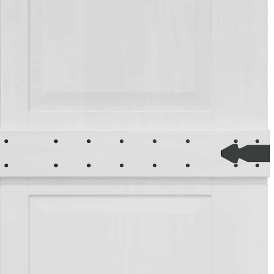 Deur Corona Wit 80 x 210 cm Bewerkt hout