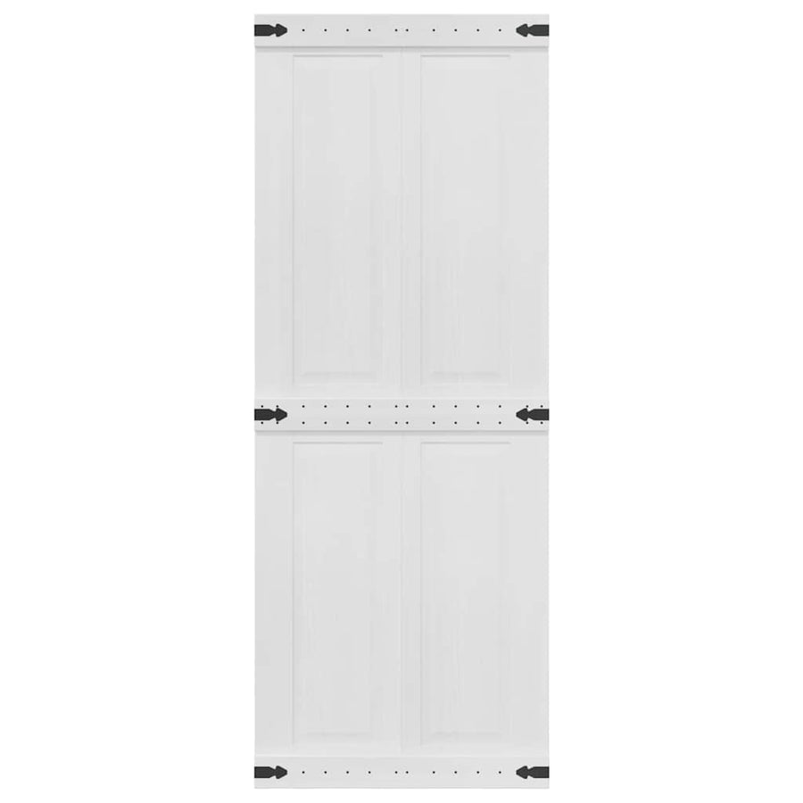 Deur Corona Wit 80 x 210 cm Bewerkt hout