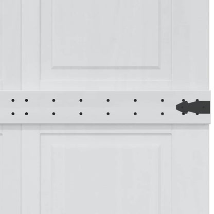 Deur Corona Wit 90 x 210 cm Bewerkt hout