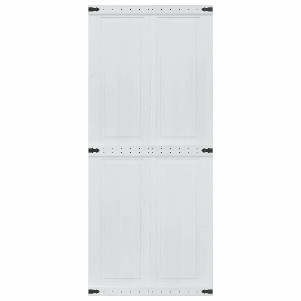 Deur Corona Wit 90 x 210 cm Bewerkt hout