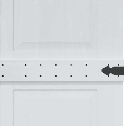 Deur Corona Wit 100 x 210 cm Bewerkt hout