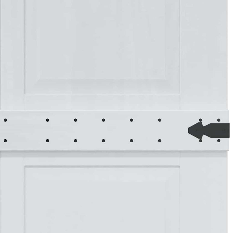 Deur Corona Wit 100 x 210 cm Bewerkt hout