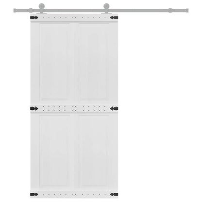 Deur Corona Wit 100 x 210 cm Bewerkt hout