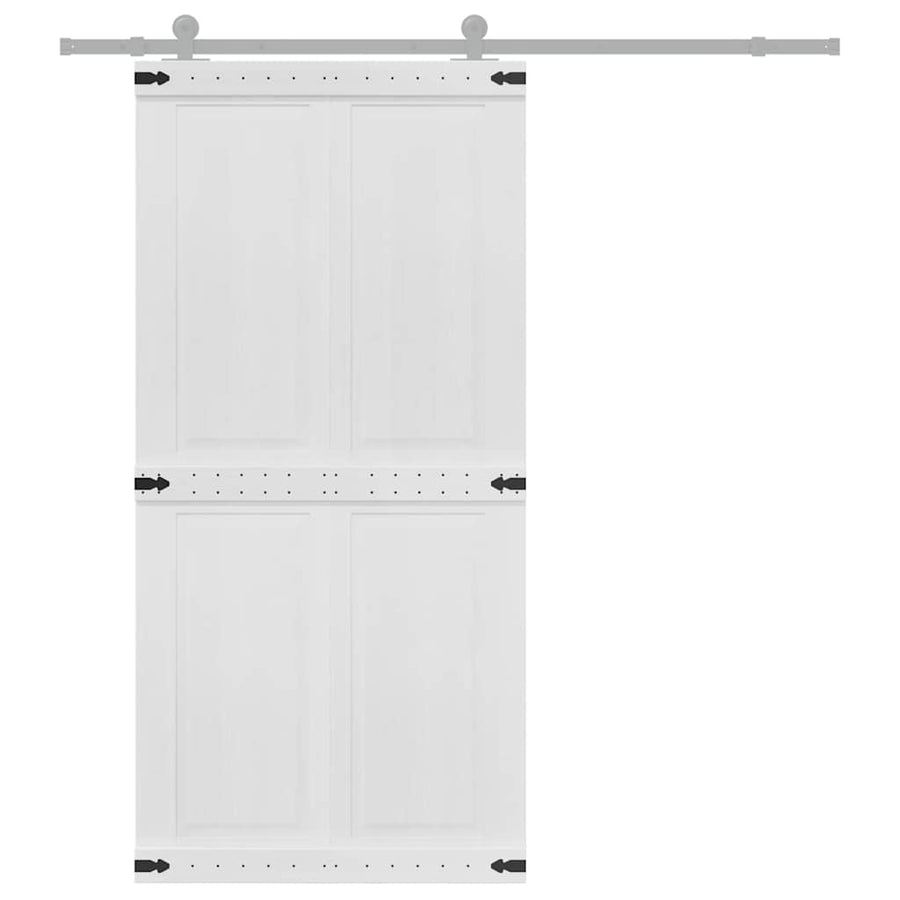 Deur Corona Wit 100 x 210 cm Bewerkt hout
