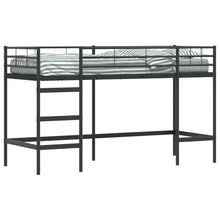 Loftbed Voor Kids 75 x 190 cm Zwart