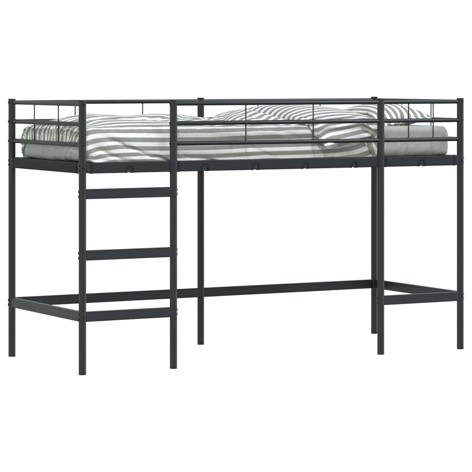 Loftbed Voor Kids 90 x 190 cm Zwart