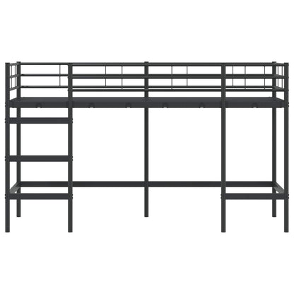 Loftbed Voor Kids 90 x 190 cm Zwart