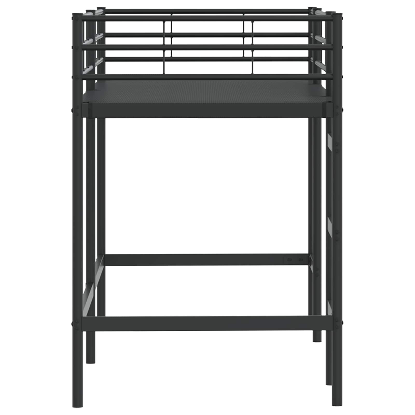 Loftbed Voor Kids 90 x 190 cm Zwart