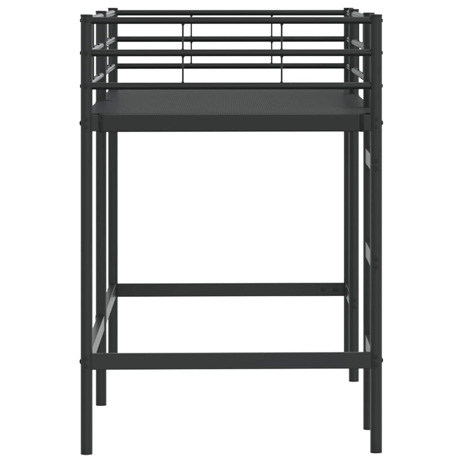 Loftbed Voor Kids 90 x 190 cm Zwart