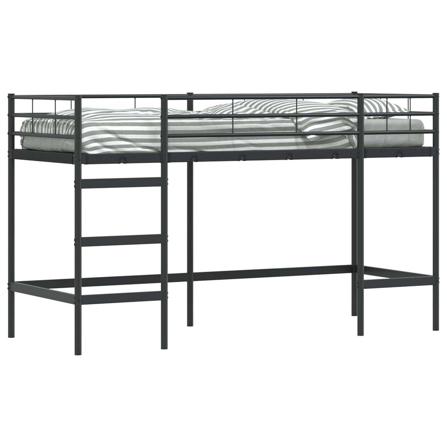 Loftbed Voor Kids 100 x 190 cm Zwart