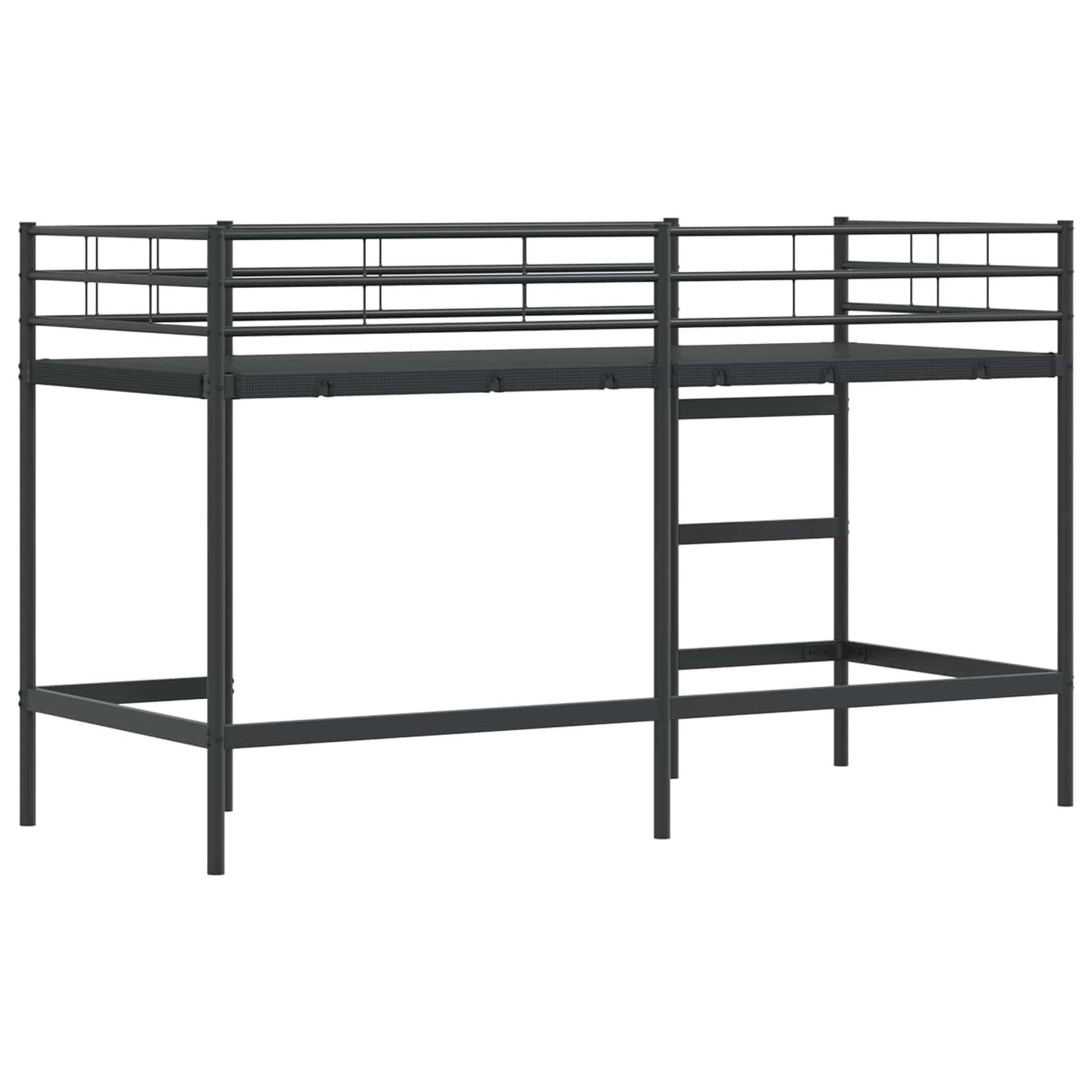 Loftbed Voor Kids 100 x 190 cm Zwart