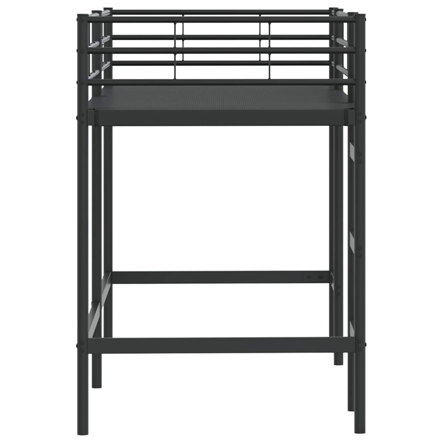 Loftbed Voor Kids 100 x 190 cm Zwart