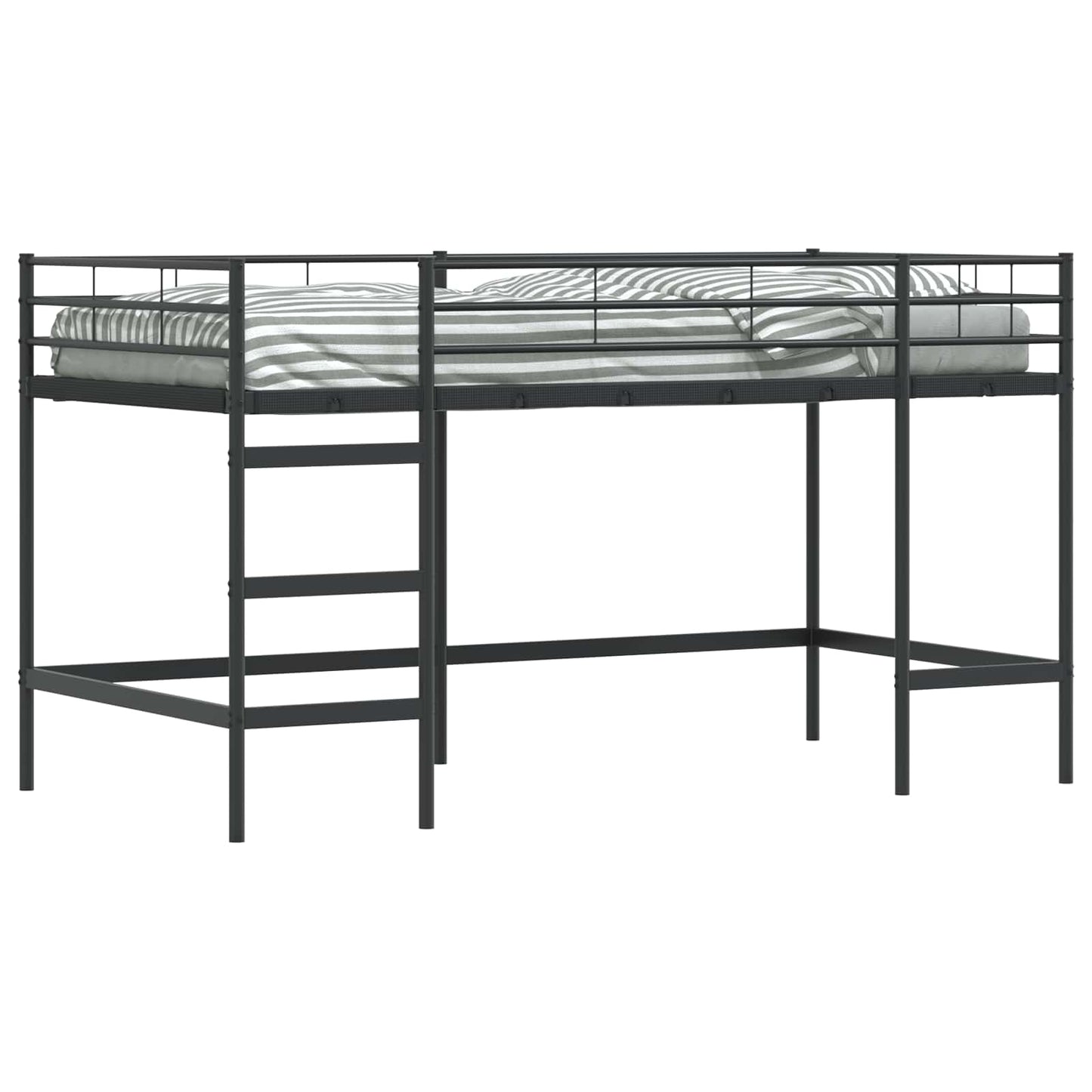 Loftbed Voor Kids 100 x 201 cm Zwart