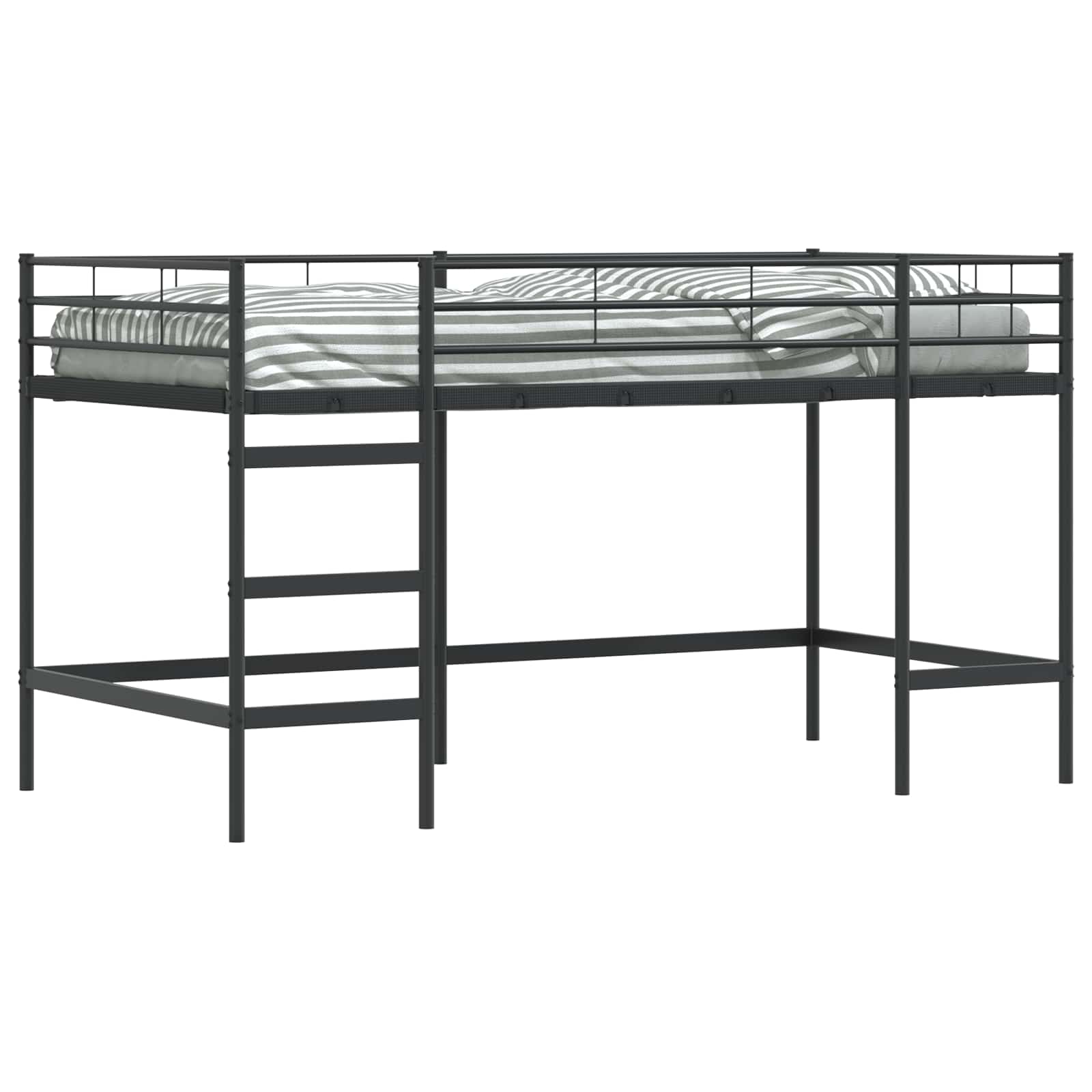 Loftbed Voor Kids 100 x 201 cm Zwart