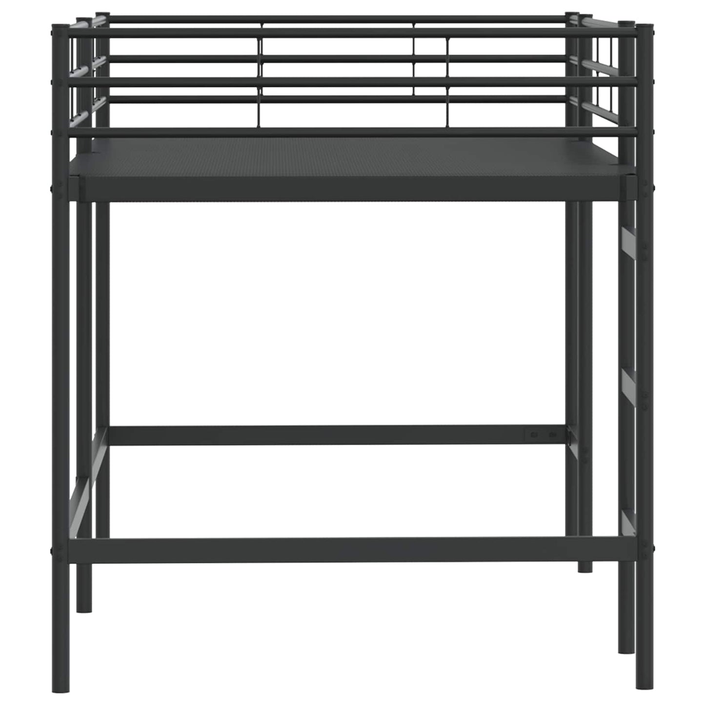 Loftbed Voor Kids 100 x 201 cm Zwart