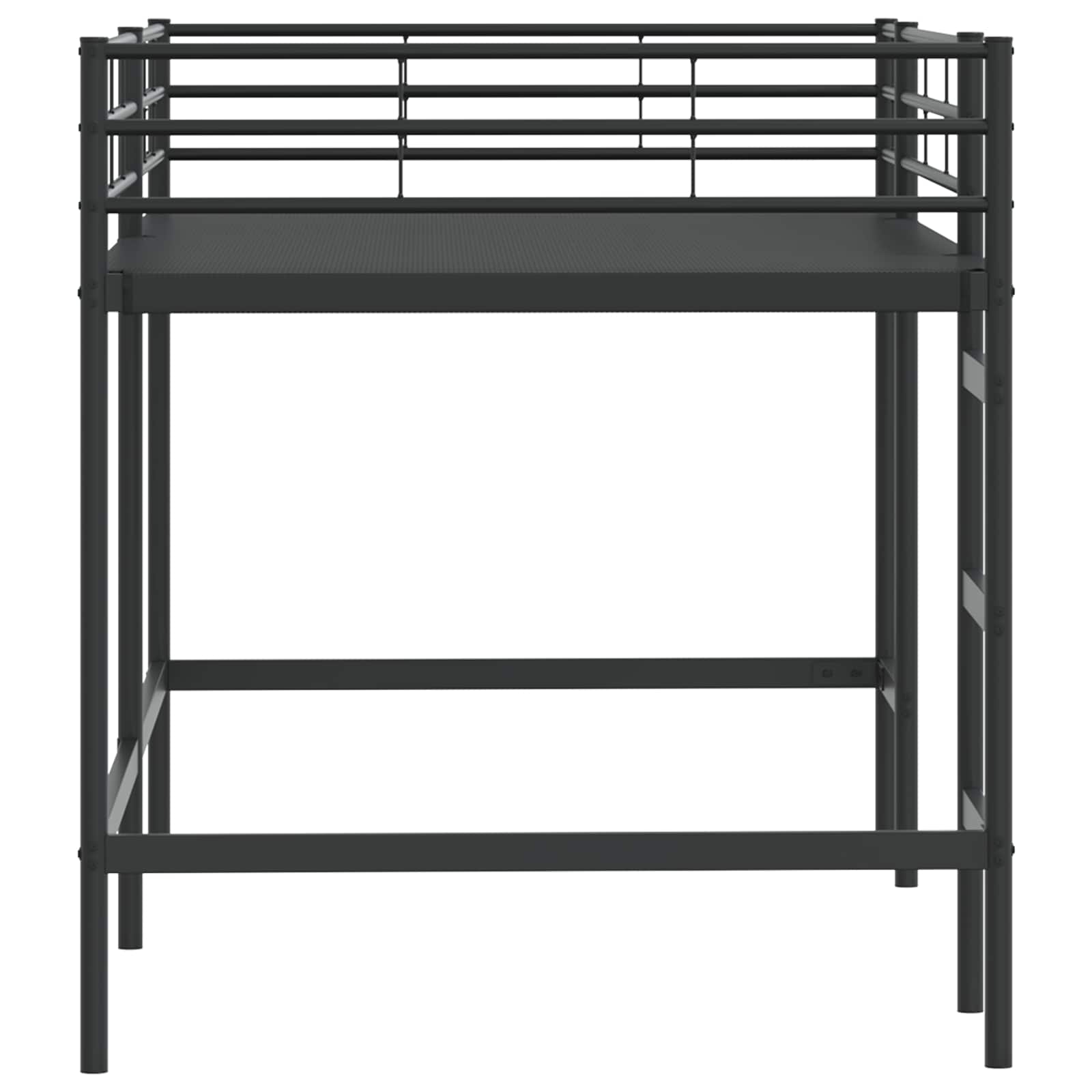 Loftbed Voor Kids 100 x 201 cm Zwart