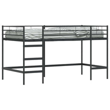 Loftbed Voor Kids 107 x 201 cm Zwart